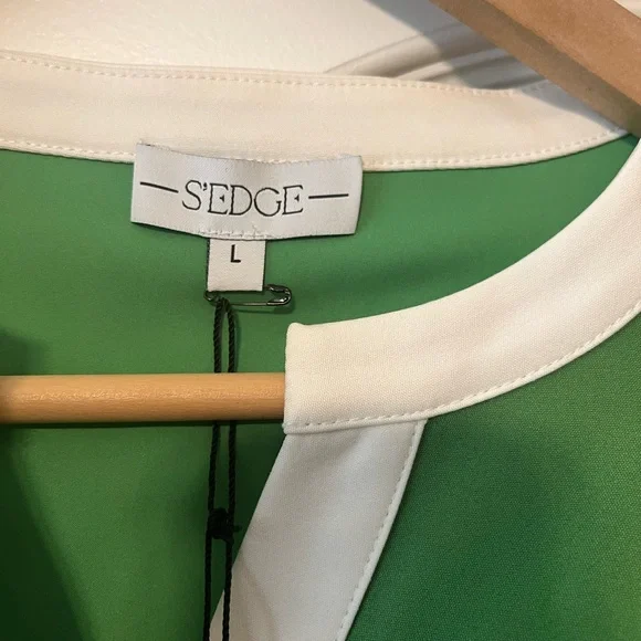 NWT S’edge Sedge Analeise Dress Pine Large $248 - Picture 6 of 6